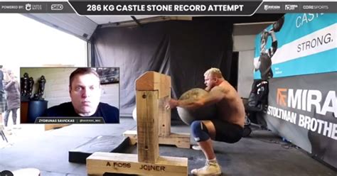 I made a promise to my mom before. Tom Stoltman BREAKS Atlas Stone World Record With a HUGE ...