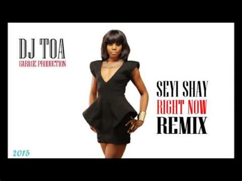 I love d raggae,pop fusion of d song,big ups to seyi shay:: dj toa 2015 - Right Now (Seyi Shay) ft Mariah Carey - YouTube