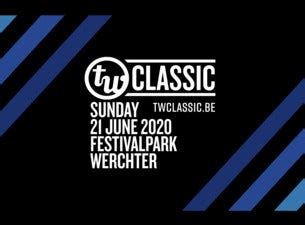 Message me if you're interested. Tickets voor TW Classic | Data en Line Up