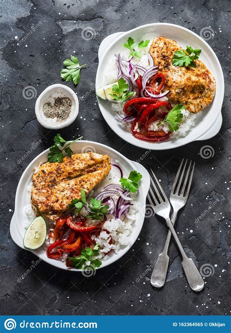 The best baked mexican chicken breast recipes on yummly | mexican chicken breast, mexican chicken breast, mexican chicken parmesan. Baked Spicy Chicken Breast With Sweet Pepper And Rice ...