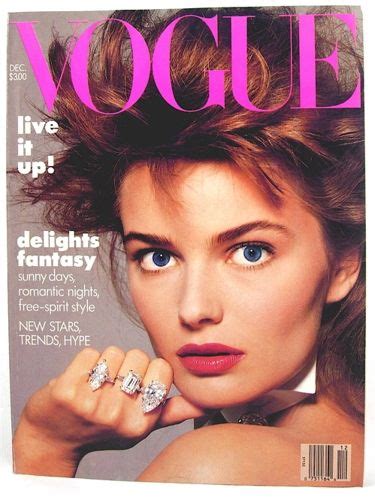 Late 80s and early 90s;estee lauder ads starring gorgeous poulina porizkova were so breathtaking,i love her she is so beautiful with or without make up. Paulina Porizkova 1986 | Vogue cover, Paulina porizkova ...