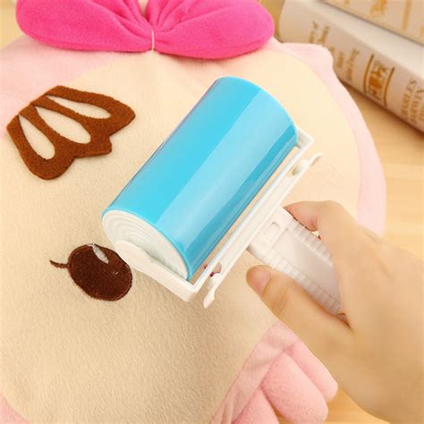 Engineered to work with very little pressure—simply hold one side on a flat surface and gently brush the hair into a pile, just. Washable Lint Roller Sticky Dust Wiper Tool Pet Dog Hair ...