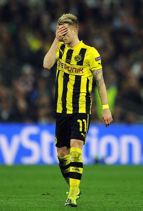 Am samstag steht das große finale der champions league an: LONDON, ENGLAND - MAY 25: Marco Reus of Borussia Dortmund ...