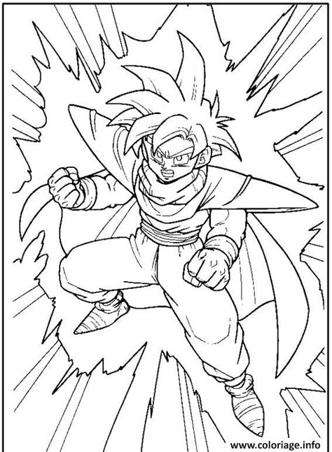 Coloriage dragon ball z gogeta. Coloriage Dragon Ball Z 199 Dessin Dragon Ball Z à imprimer