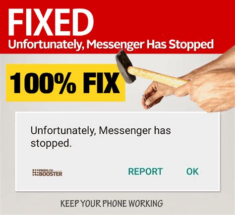 Google play store keeps `closing unexpectedly` on my android tablet. Fix "Unfortunately, Facebook Messenger Has Stopped ...