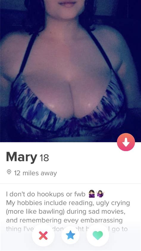 These results belie the conventional wisdom that tinder is a hotbed of uncommitted sex. No hookups but all her pics were like this : Tinder