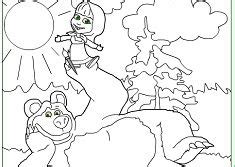 Use the download button to find out the full image of masha and the bear coloring pages printable, and download it for a computer. Pin on medvěd a máša