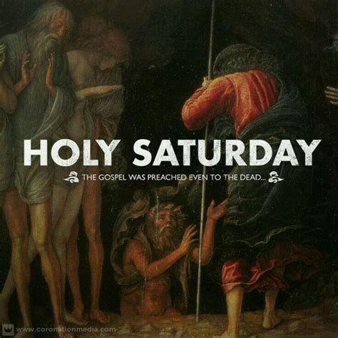Just as the family and friends of jesus spend. The Gospel Was Preached Even To The Dead, Holy Saturday ...