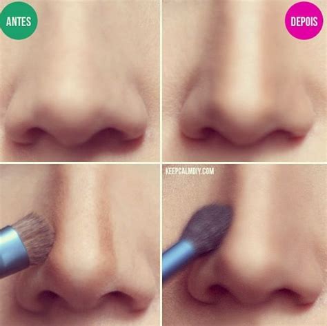 The bridge of the nose to look high in a particular area and. How to Make Your Nose Look Thinner with Makeup - Athari Blogger