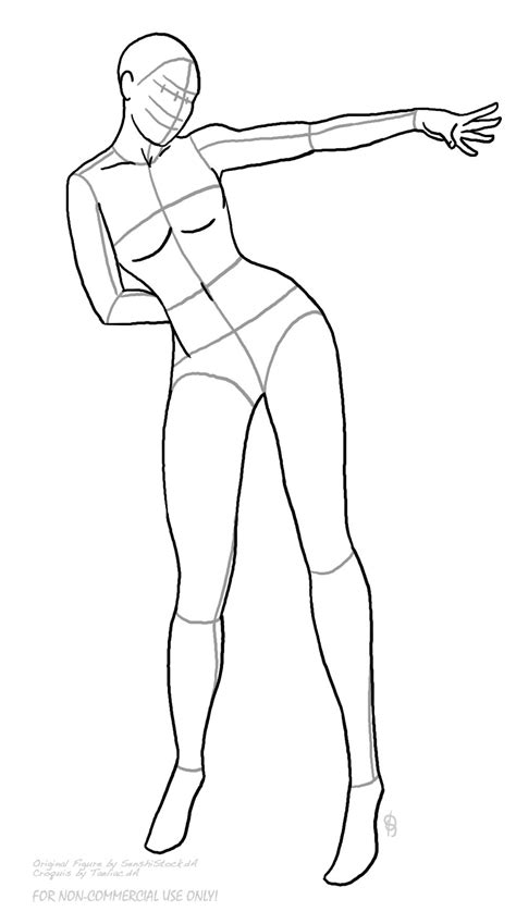 You are viewing some female body base sketch templates click on a template to sketch over it and color it in and share with your family and friends. Pin by Shaybs on Art Reference: Humans (With images ...