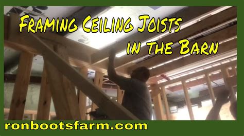 1 variation from one joist to the next). Ceiling Joists Installation - Framing the Ceiling in the ...