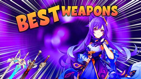 While these may be the best weapons in the current version, new weapons could be added, or stats adjusted, to alter the tier list. Keqing Weapons Tier List - Genshin Impact - YouTube