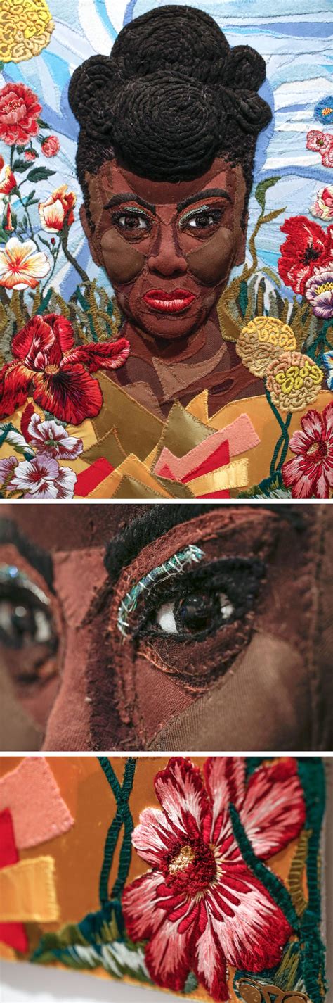 On october 10th, our exhibition of reconstructed gilt leather embroidery opened at the swedish history museum. Embroidery Exhibition Puts Contemporary Fiber Art on White ...