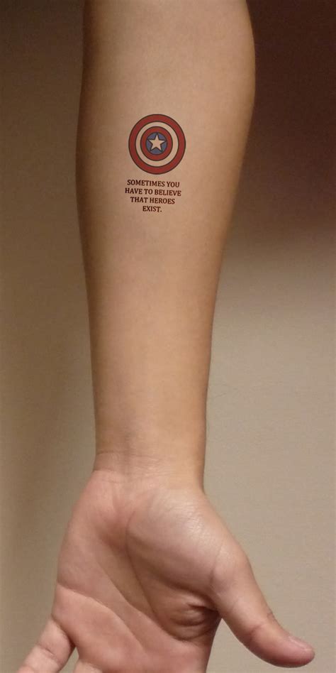 Avengers cast temporary tattoo temp tat tatoo tatto superhero simple nerd fan comic con costume line drawing logo a hipster infinity war. Captain America tattoo by erus-aevus on DeviantArt