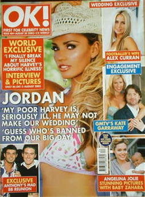 Katie price's (rather extensive) plastic surgery timeline. OK! magazine - Jordan Katie Price cover (30 August 2005 ...