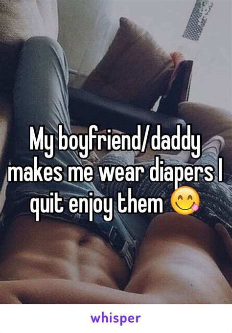 What boundaries should be set? My boyfriend/daddy makes me wear diapers I quit enjoy them