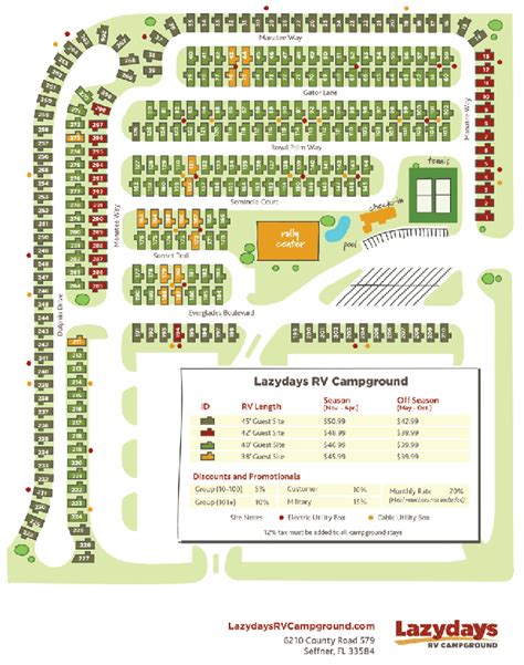 From the amazing weather to the wide range of activities and its prime location for day trips, tampa bay is at the top of our list of vacation destinations. Lazydays RV Campground - Tampa, FL - RV Parks - RVPoints.com