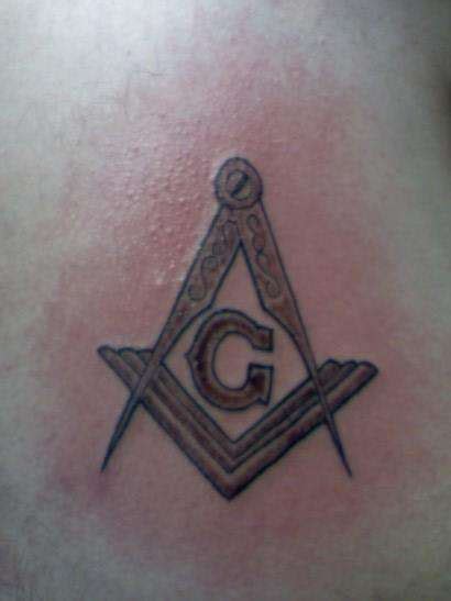 They are frequently portrayed together with other characters, which improves the design. Masonic tattoo