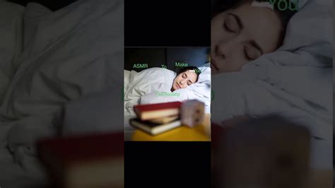 Every time you walk into the bedroom, call your cat to follow you so he becomes familiar with the room. ASMR To Make You Fall Asleep - YouTube