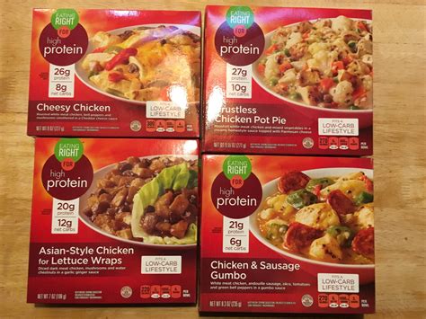 Olive oil is a great source of heart healthy monounsaturated fatty acids, making it a perfect choice for making low carb dinners like this one. Found these high protein/low carb frozen meals at my local ...
