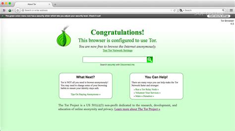 Tor 10.5.2 is available to all software users as a free download for windows. Tor Browser Bundle для Mac OS - скачать программу Tor ...