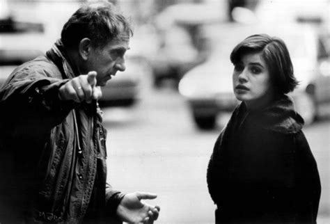 The double life of veronique (french: Krzysztof Kieślowski and Irène Jacob on the set of THE ...