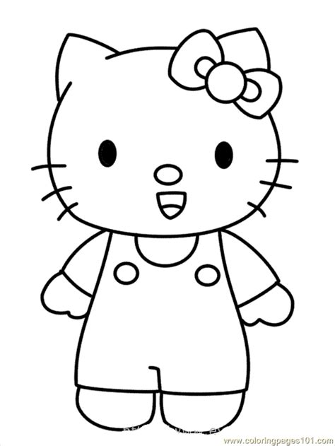 And printable hello kitty coloring pages present her in many lifetime scenes and interesting adventures followed by children all over the world. Hello Kitty Drawings For Kids - Coloring Home