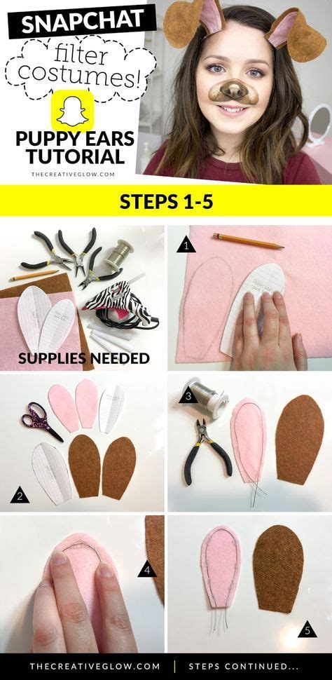 Dec 10, 2019 · #7. How to make puppy ears headband for snapchat puppy filter costume! #halloween #snapchatcostumes ...