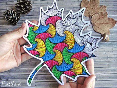 This lovely coloring page was drawn by super talented manja from hattifant. Autumn Leaf Coloring Page - Hattifant | Leaf coloring page ...