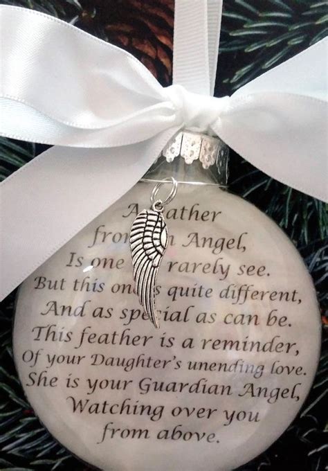 In Memory of DAUGHTER Memorial Ornament Sympathy Gift for ...