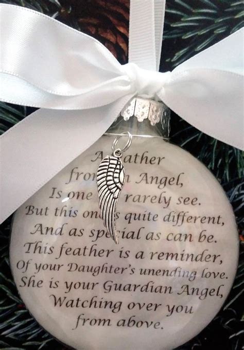 Personalized gifts & personalized gift ideas. In Memory of DAUGHTER Memorial Ornament Sympathy Gift for ...