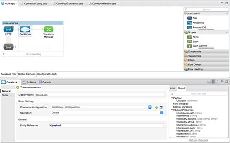 I have a camel route (using version 1.6.0.0) where i am receiving some xml files and then sending them to different at this point i also want to throw an exception so that my onexception portion of the route can pick up the at org.mortbay.jetty.handler.contexthandler.handle(contexthandler.java:766). Anypoint Connector DevKit Tutorial | MuleSoft Documentation