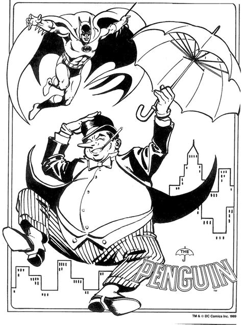 Coloring pages for free in english about batman and related this superhero is a character from dc comics, a company formerly called detective comics. the penguin batman Colouring Pages (page 2) | Batman ...