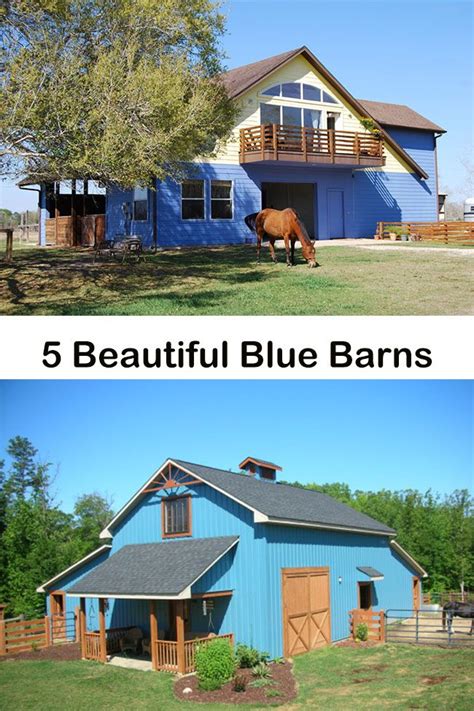 1024 x 682 jpeg 116 кб. 5 Beautiful Blue Horse Barns - STABLE STYLE | Horse barns, Stables, Dream horse barns
