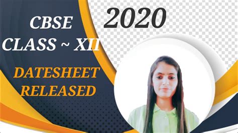 Sample papers class 12 solution. CBSE DATESHEET 2020 | CLASS 12 - YouTube