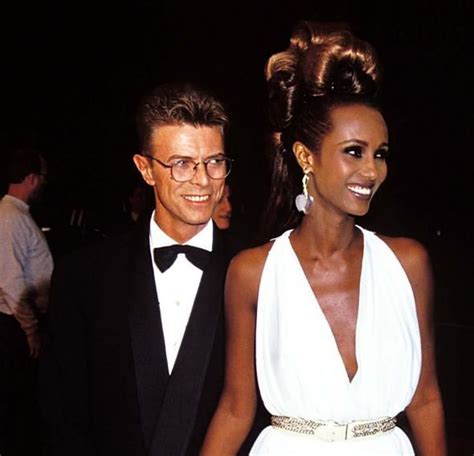 The artwork, which the model captioned as. David Bowie's Marriage to Iman Both Compounded His Glamour ...