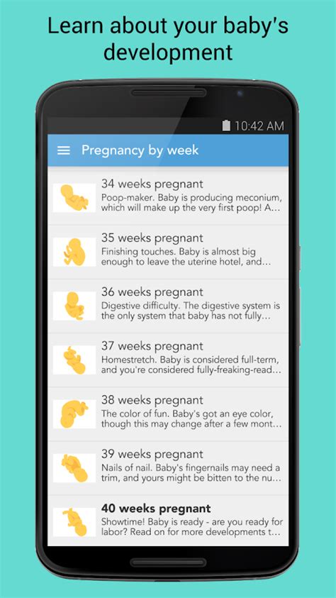 Ovia's personalized approach to tracking your baby's development gives you an app as unique as your pregnancy. Ovia Pregnancy & Baby Tracker - Android Apps on Google Play