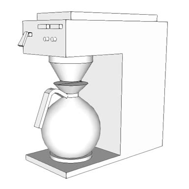 Maybe you would like to learn more about one of these? K1552 - BREWER, COFFEE, AUTO, ELECT, 3 BURNER, FRONT/BACK (SEPS2BIM) | Free BIM object for Revit ...