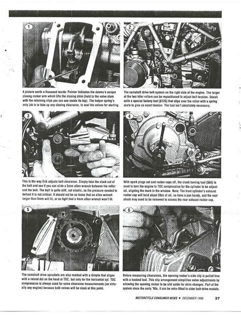 Ducati's nominal desmo valve clearance specifications, applicable to all desmo engines so the specs i've used for ducati desmo valve adjustments for the past 25 years are A MCN article on Desmo valve adjustment - Ducati.ms - The ...