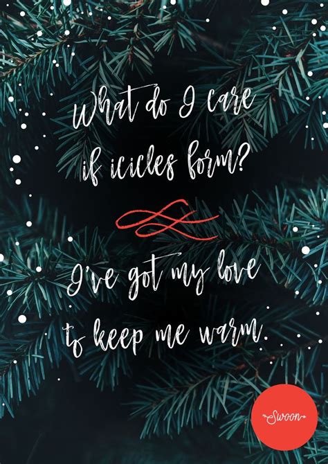Wish your lovely girlfriend, wife, husband, boyfriend a a smile to start your day… a prayer to bless your way… a song to lighten your burden … these are some beautiful love quotes for your someone special. 10 Christmas Song Lyrics So Romantic It Will Turn Your Holidays Into Kissmas | Christmas song ...