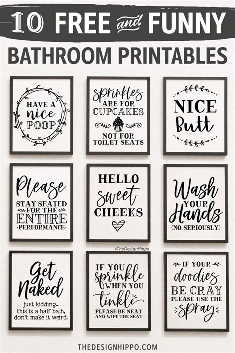 Funny but true diy bathroom art free printable ok. Free Bathroom decor printables for your home. Make funny ...