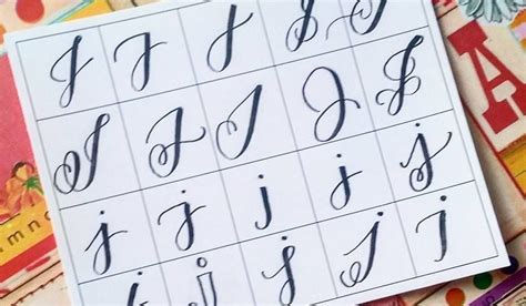 5 cursive grade is one of several handwritten fonts by lee batchelor. Capital J In Cursive Handwriting