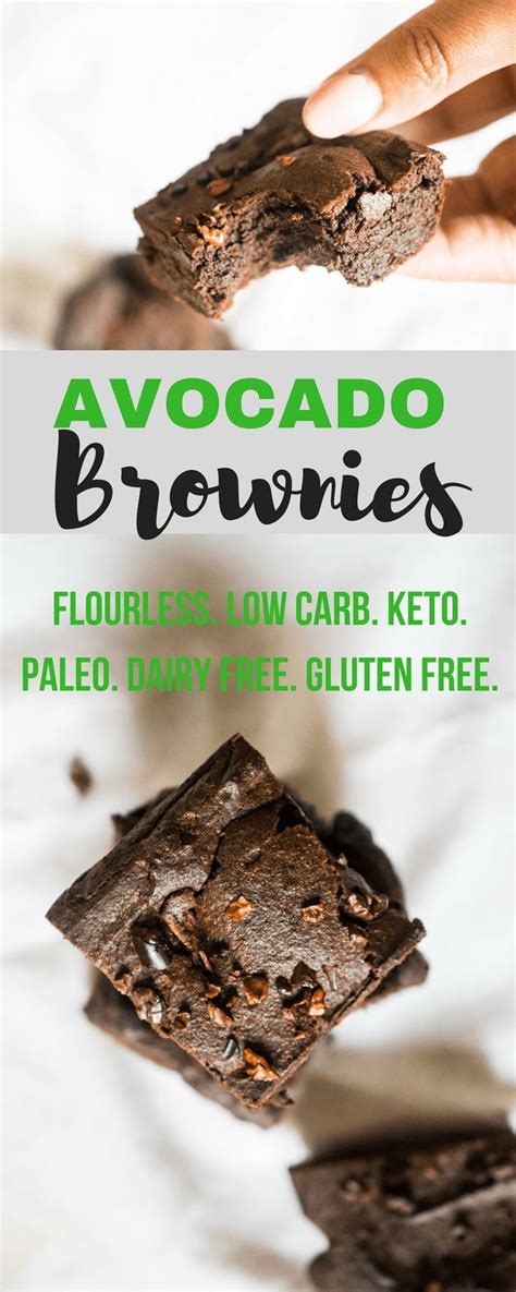 These are by far the best keto brownies (and dessert in general) i've ever made! Flourless Avocado Brownies | Recipe | Avocado brownies ...