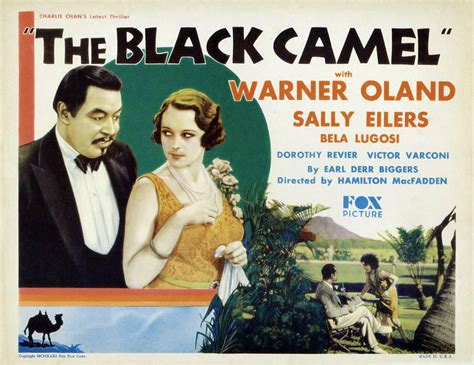 The black camel (1931) actors, director and other movie creators. Pretty Sinister Books: FFB: The Black Camel - Earl Derr ...