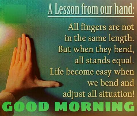 Regina flegler, morning blessings good morning quotes. A lesson from our hand | Happy morning quotes, Good ...