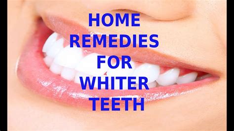 Having white and beautiful teeth is definitely the key to getting that smile. How to Whiten your Teeth. TIPS and HOME REMEDIES - YouTube