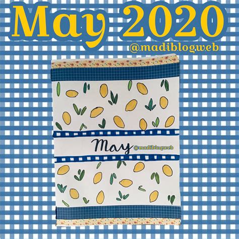May 2020 bullet journal | Bullet journal cover page, Bullet journal, Journal covers