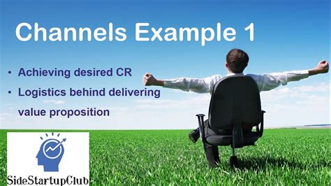 Using this canvas will lead to insights about the customers you serve, what value propositions are offered through what channels, and how your company makes money. Business Model Canvas Channels Example - Part 4.1 - YouTube