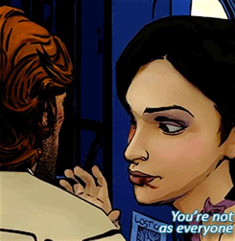 In the game, when a crewmember dies, the screen displays a. gif twau bigby the wolf among us bigby wolf wolf among us •
