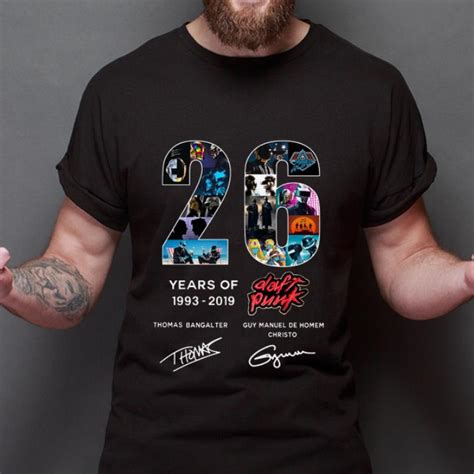 This is daft punk's technologic (the full thing, not the radio edit). Top 26 Years of Daft Punk 1993 2019 signatures shirt ...